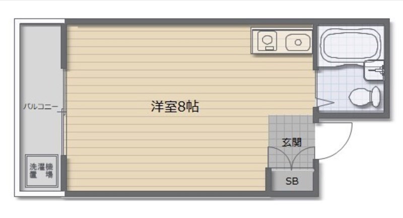 喜志マンション 間取り図
