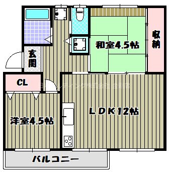 金剛第三住宅　219棟 間取り図