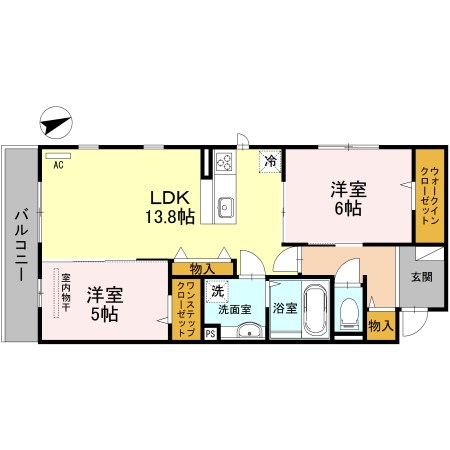 タンカルム　ニータ  間取り図