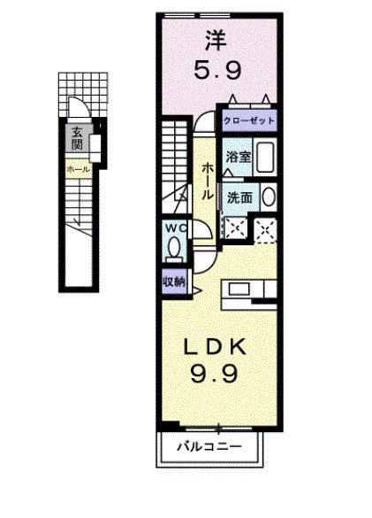 ジン　シャン 間取り図