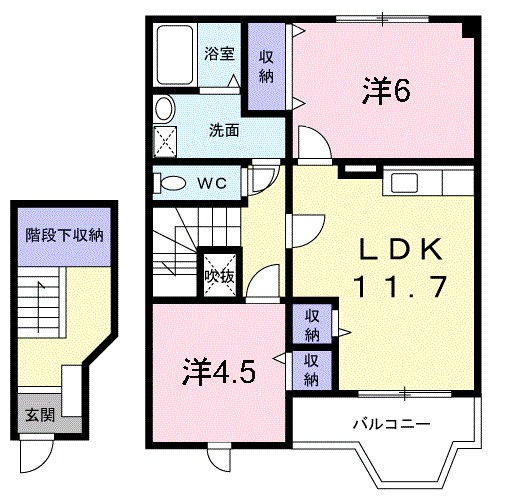 ファイン・キャピタルＢ 間取り図