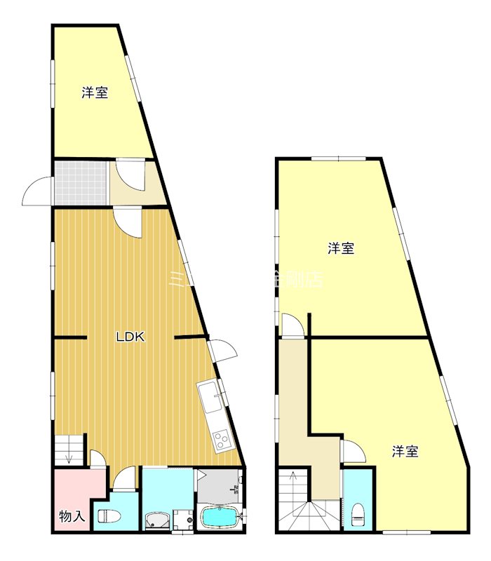 緑ヶ丘戸建 間取り図