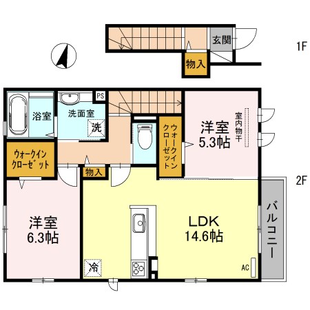 Palacio大野台 間取り図