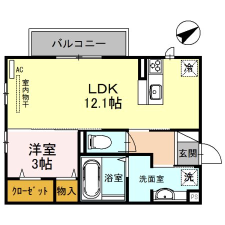 ベッラカーサⅡ 間取り図