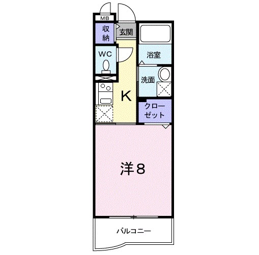 ソレイユ 間取り図