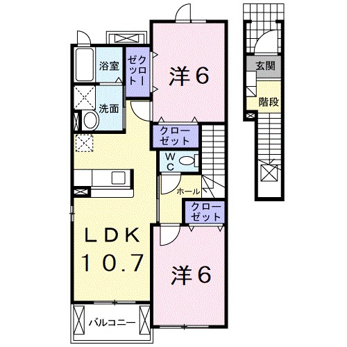 プレアデス　Ⅱ 間取り図