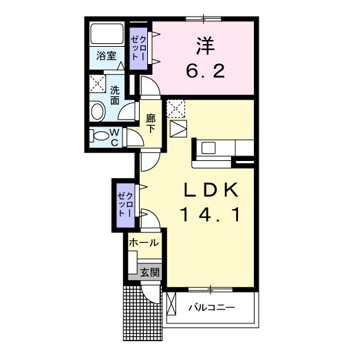 アルカンシエルⅠ 間取り図