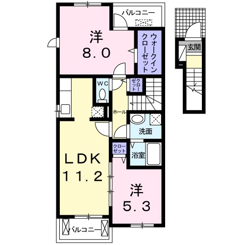 メゾンなでしこ 間取り図