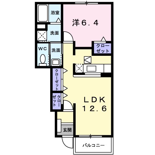 ジャスパーヒルズⅠ 間取り図