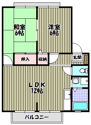 メゾンクレール  間取り図