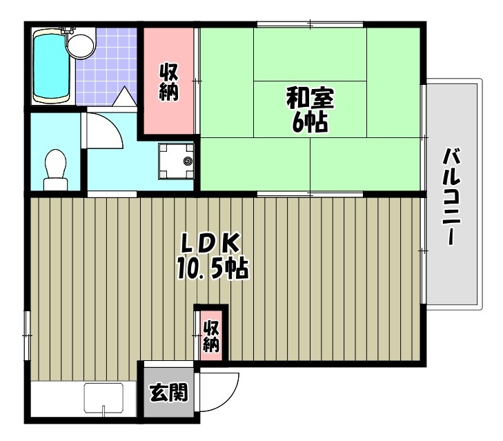 ナイティ池尻 間取り図