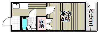 サンロワール北野田 間取り図