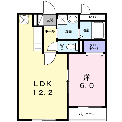 カスカードⅡ 間取り図