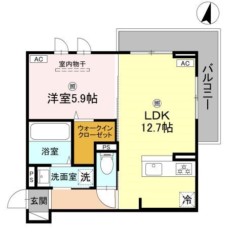 プライム金剛 間取り図