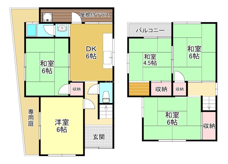 八田北町戸建 間取り