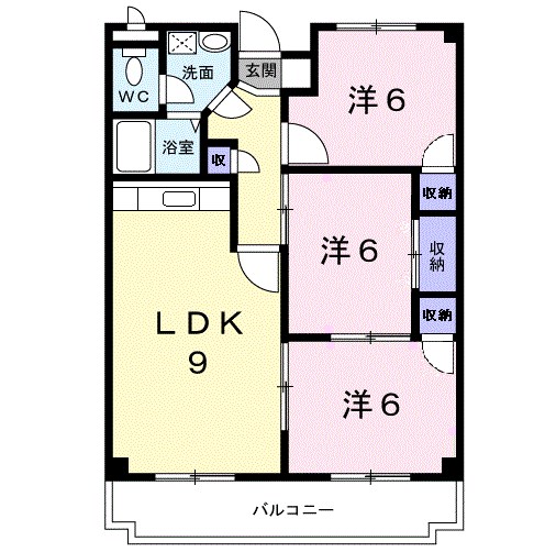 サンモール金剛 間取り図