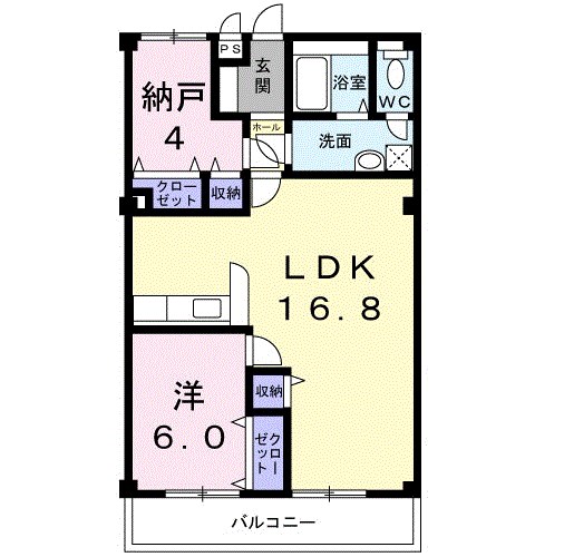 ガーデンコート大喜 間取り図