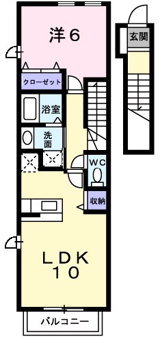 フィオーレ松ヶ丘 間取り図
