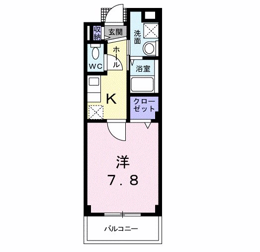 フェリスウラタ 間取り図