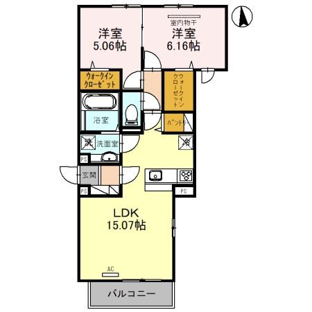 ラ・メゾン狭山 間取り図