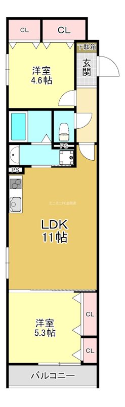 ラモーナ半田 間取り図