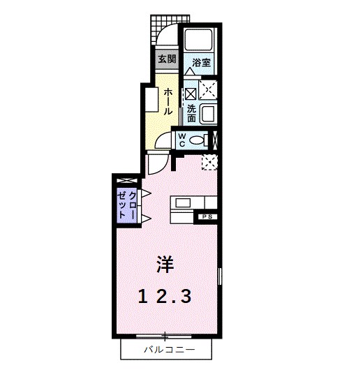 グリーンアンジュⅡ 間取り図