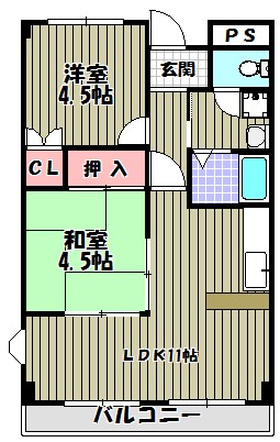 リバーサイドマンション 間取り図