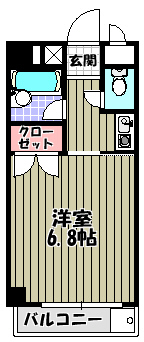 メゾン楠 間取り図