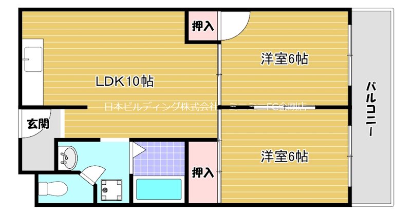 滝谷ユタカハイツ 間取り図