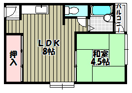 ラフィーネ2号館 間取り図