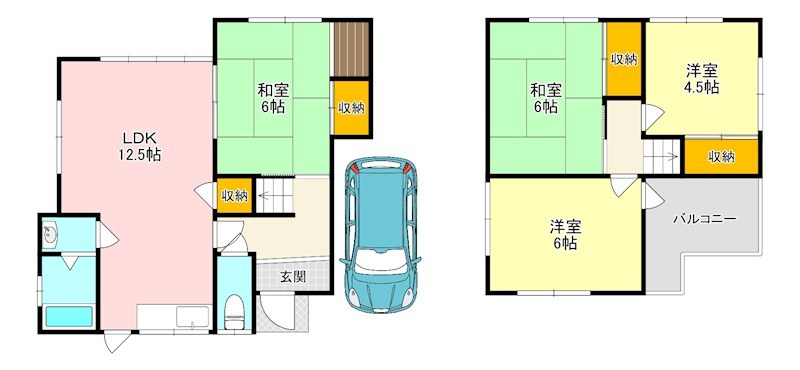 Fパレス富美ケ丘町 間取り図