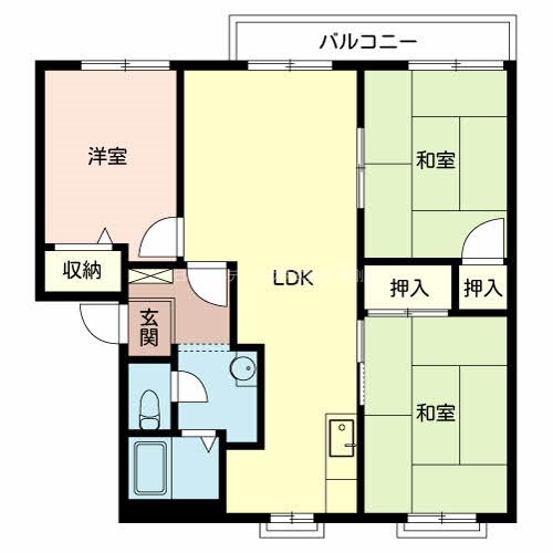 コーポファミール 間取り図