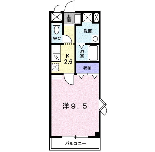 田井戸ハウス 間取り図