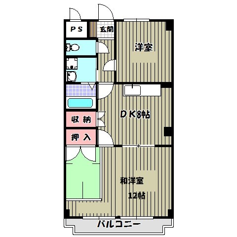 アーネットスタシオン大阪狭山 間取り図