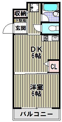 グローリオス堀上 間取り図