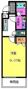 フジパレス里 間取り図