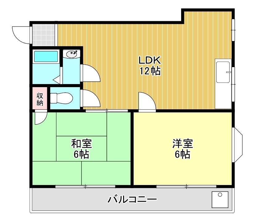 グランスカイマンション 間取り図