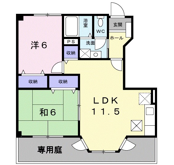 アトリオⅠ 間取り図