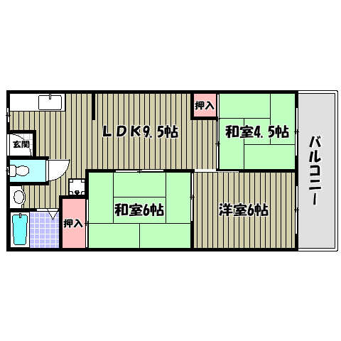 第2ホープハイツ 間取り図