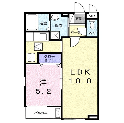 フルー　リール 間取り図