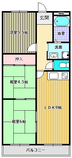 グレイスコート 間取り図