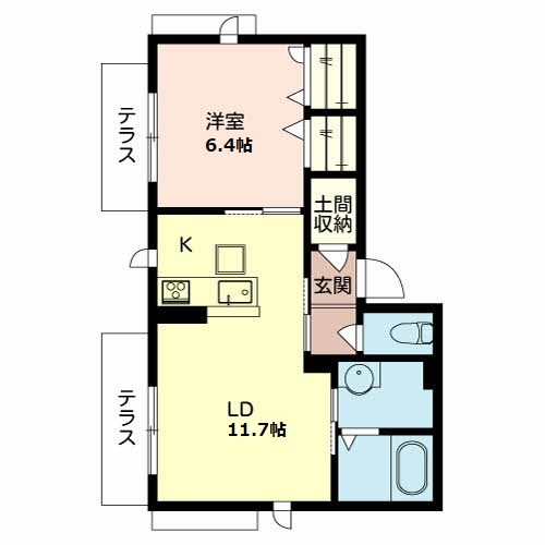 シャーメゾン楓 間取り図