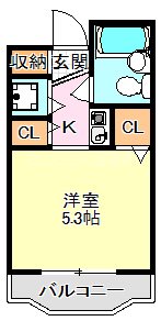 朝日プラザ河内長野デポーフロント  間取り図