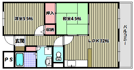 クレアヤマモト 間取り図