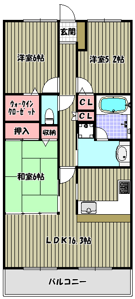 インペリアル鳳 間取り図