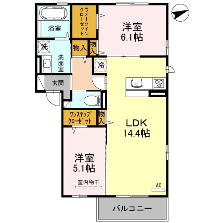 タンカルム　ニータ  間取り図