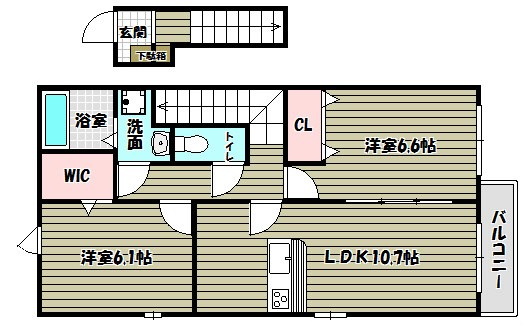 ディアプレステージ豊田 間取り図