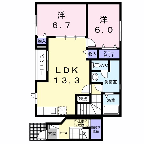 オブコニカ 間取り図