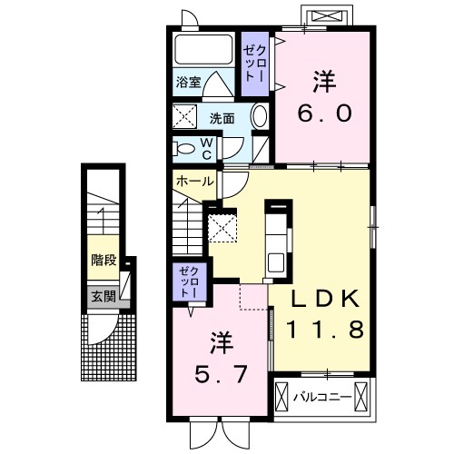 クラルテ　M 間取り図