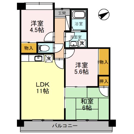 メゾンアザレア 間取り図